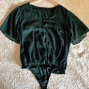 Abercrombie & Fitch green bodysuit